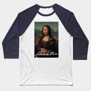 Mona Lisa Baseball T-Shirt